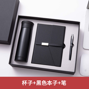 סיטונאית בקבוק מחברת עור חברה סיטונאית סטים מתנות יוקרה מותאם אישית a5 יומן מכתב פגישה פנקס מתנה עם עט - Product Image 3