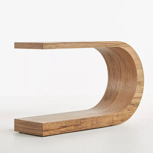 Muebles contemporáneos Hotel Creative C Type Woodnen <span class=keywords><strong>Mesa</strong></span> de control de entrada Nordic Living Room Decor Passage Porch Console Table - Product Image 2