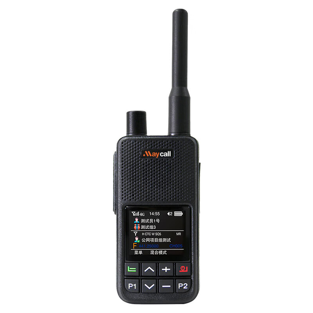 Maycall Best 4G LTE Handheld Walkie Talkie Earpiece POC for Radio Intercom 5000km Range Two Way Radios 98MHz Frequency 5km
