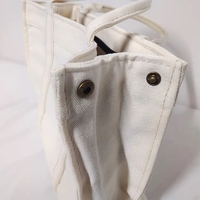 Mode personnalisée pour l'extérieur Grand sac à main stéréoscopique naturel et écologique Sac de plage Sac fourre-tout en toile de coton