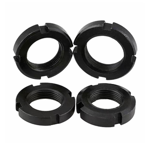 Gb812 Oxit Đen rãnh tròn rãnh trục khóa <span class=keywords><strong>Nut</strong></span> Metric chủ đề m10-m60 chống phát hành tự khóa dừng lại Nylon <span class=keywords><strong>NUT</strong></span> - Product Image 6