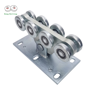 <span class=keywords><strong>Roulettes</strong></span> <span class=keywords><strong>pour</strong></span> <span class=keywords><strong>portail</strong></span> <span class=keywords><strong>coulissant</strong></span> de 4 pouces avec rainure en V et support extérieur, épaisseur de roue 30 mm - Product Image 3