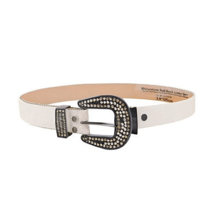 Cintura in Pelle con Strass 3.8*105CM per Donna, Accessorio Moda - Product Image 2