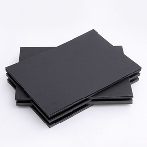 Feuille de carton noir 80-400 g/m² personnalisable pour planche à dessin - Product Image 1