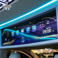 CARRIDE Écran LCD 4K rotatif de 38 pouces pour voiture avec GPS, TV Android tactile pour siège arrière, divertissement, garantie de 2 ans, camion, fourgonnette, USB, Mercedes Benz