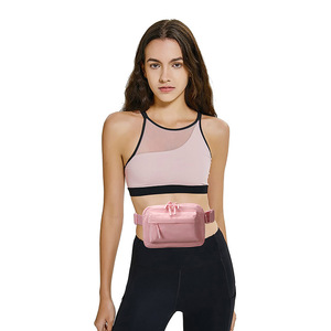 Großhandel Kleine Einfarbige Crossbody-Gürteltasche Nylon-Hüfttasche Modische Lauf- und Wandertasche - Product Image 3