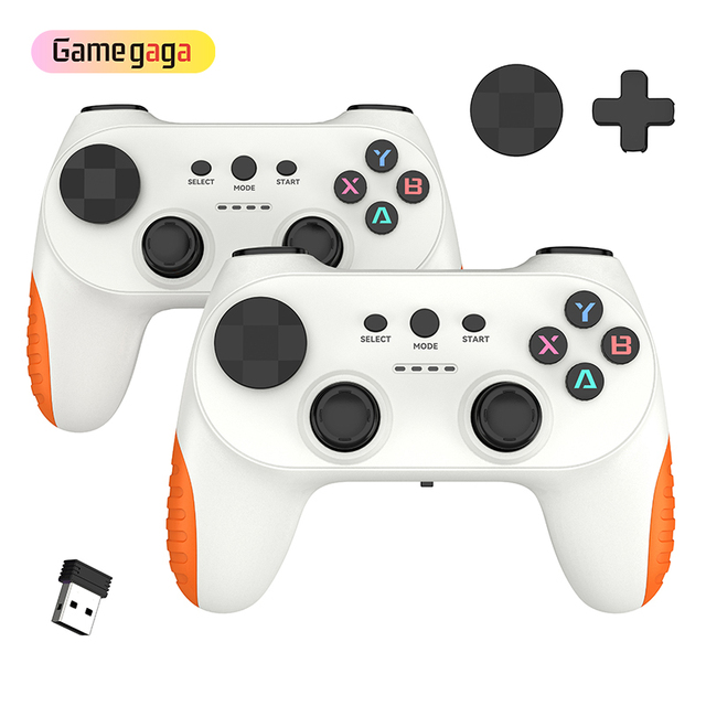 Gamegaga 2412-K10 2.4Ghz USB Wireless Gaming Joystick Game Controller for PC Laptop TV Game Box