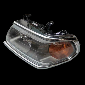 Conjunto de Faros Delanteros para Beijing Speed Run, Halógenos con Acabado Plateado Electrochapado, Compatibles con Mitsubishi Pajero Speed Run - Product Image 4