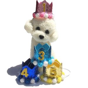 Diademas Reutilizables para Gatos con Dijes de Números del 1 al 9, Accesorios de Aseo, Corona para Mascotas, Sombrero de Cumpleaños para Perros - Product Image 4