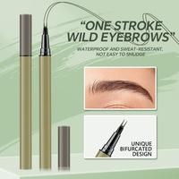 Crayon à sourcils double embout personnalisé pour marque privée, waterproof, longue tenue, pour un maquillage naturel et effet sourcils sauvages