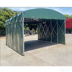 Abri rétractable pliable mobile en PVC robuste résistant aux UV, auvent rétractable, tente d'entrepôt - Product Image 4