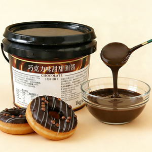 Ingredientes para Decoración de Pastelería, Glaseado para Donuts Listo para Usar, Sabor Chocolate, Recubrimiento Crujiente de Chocolate - Product Image 3