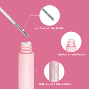 علامة مخصصة للحواجب مستحضرات التجميل تغليف أنابيب ماسكارا ماء زجاجة تجعيد منخفضة موك نباتي مكيف الرموش أنبوب بلاستيكي - Product Image 3