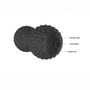 Venta al por mayor de fábrica: Bolas de masaje con forma de cacahuete con logo personalizado, rodillos de masaje de doble cabezal duros para masaje corporal <span class=keywords><strong>y</strong></span> de espalda. - Product Image 3