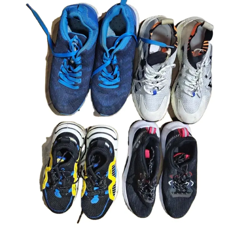 נקי בשימוש נעלי סיטונאי מסין בשימוש גברים נעלי יד שנייה משמש נעלי בחבילות