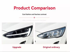 Fari anteriori <span class=keywords><strong>Focus</strong></span> <span class=keywords><strong>2019</strong></span> per X3 F25, modifica con luci diurne a LED e indicatori di direzione dinamici, 12V, nuovi, 6000K, 4000 Lumen - Product Image 4