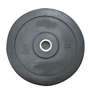 2021 Offre Spéciale prix de gros ensembles d'haltères vides plaques de pare-chocs d'haltérophilie commande minimale d'haltères en caoutchouc noir 100 kg - Product Image 2