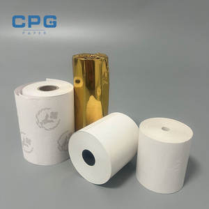 Customized POS Cash Register 48GSM 80*80mm 57mm Thermal Paper Rolls with Paper Core - Product Image 1