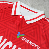 Camiseta de fútbol transpirable de secado rápido al por mayor, ropa deportiva para entrenamiento de equipos, camiseta de fútbol retro personalizada por sublimación