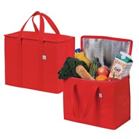 Sac isotherme en aluminium pour la conservation des aliments, avec poignée, fermeture éclair, imperméable, personnalisable, vente en gros