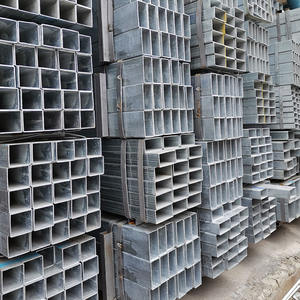 Tube carré galvanisé à chaud Dx51d-Dx53D, tubes rectangulaires pour structure en acier - Product Image 1