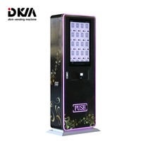 Distributeur automatique de cigarettes DKM Smart, sur pied, avec éclairage LED