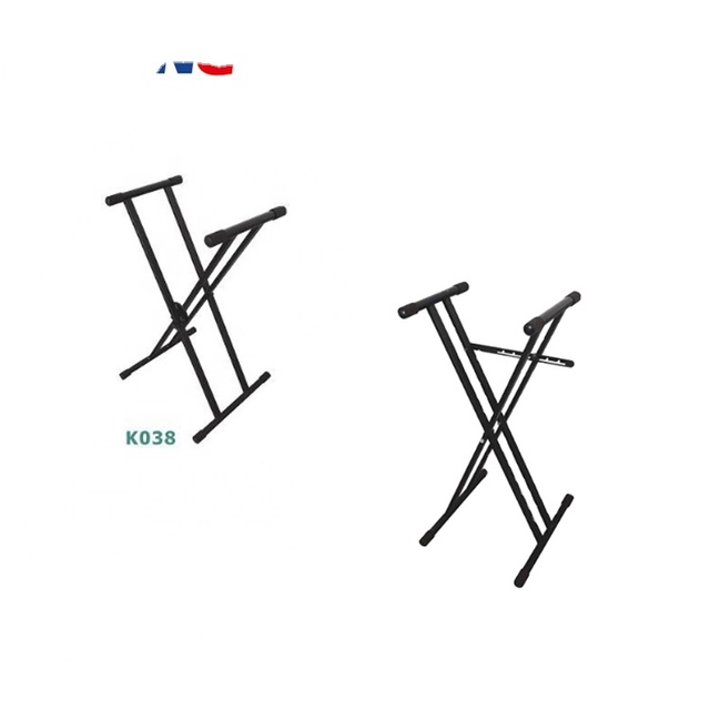 Professional Adjustable Musical Keyboard Stand Double-Brace X With Music Instrument Accessories
