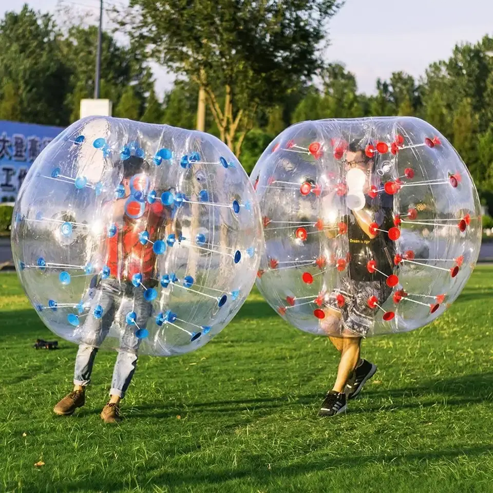 Balón de parachoques de fútbol de burbuja de 1,5 m de diámetro para adultos, balón de fútbol de alta calidad, balón inflable de burbuja a la venta