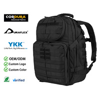 Sac à dos tactique 37L, design modulaire MOLLE personnalisé, multi-compartiments, pour équipement de sécurité, randonnée