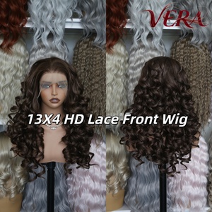 Perruque synthétique Latisha Style HD13*4 Lace Premium <span class=keywords><strong>Futura</strong></span> Fibra pour les magasins de produits de beauté, avec petits nœuds, finition mate, résistante à la chaleur - Product Image 2