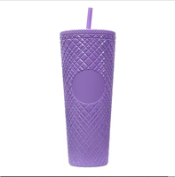 Offre Spéciale – Prêt à l'emploi – Gobelet isotherme double paroi 24 oz, écologique, orné de bijoux, pour boissons froides – Nettoyage à la main uniquement – Idéal pour la consommation directe, l'extérieur et les cadeaux