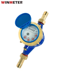 DN15マルチジェット乾式ダイヤルR160鋳鉄製IP68外部調整WINMETER商用CE認証クラスBカスタム水道メーター - Product Image 2
