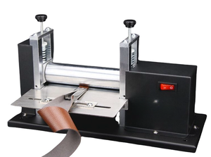 Machine à plier les cuir avec sangle d'épaule en cuir réglable en vitesse électrique pour bracelets de montre, chaussures et ceintures en cuir - Product Image 2