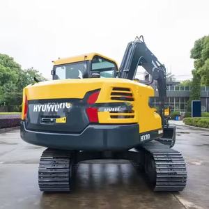 Excavadora sobre orugas Hyundai HX80G usada de 8 toneladas, marca coreana, maquinaria de movimiento de tierras confiable de alto rendimiento, buenas condiciones - Product Image 5