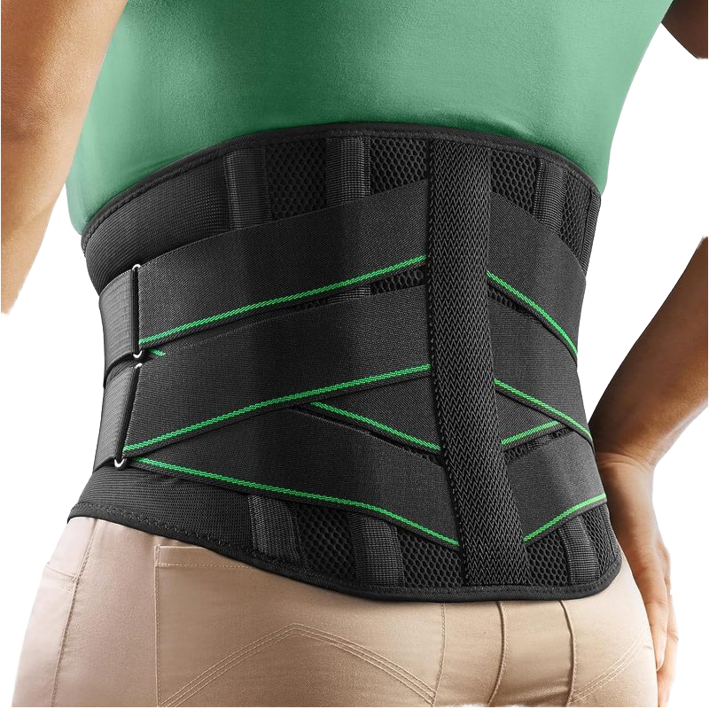 Lumbar Support Belt for Women Men, Adjustable Waist Trainer Belt