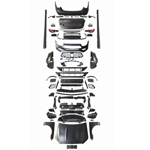 Kit carrosserie large pour Mercedes-Benz E63 Bodykit W212 Modifié W213 2009-2013 Modifié <span class=keywords><strong>2022</strong></span> Pièces de voiture Grille de pare-chocs avant arrière - Product Image 1