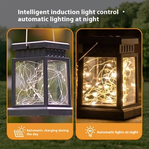 IP65 impermeabile LED giardino solare luci piccolo palazzo retrò Design per la casa cortile balcone spazi esterni notte decorativi - Product Image 3
