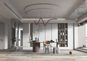 Panel de madera maciza blanco moderno, estantería duradera, muebles clásicos para el hogar, diseño para el hogar, oficina, sala de estar o pared del apartamento - Product Image 3