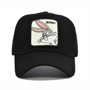 Schattige Bunny <span class=keywords><strong>Patch</strong></span> Trucker Hoeden Dier Geborduurde Baseball Cap Custom Logo Bunny Baseball Cap Hoed Buiten Wandelen Sport Hoed - Product Image 2
