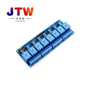 JTW 8 ช่องรีเลย์โมดูล 5V 12V SPDT PCB แบบติดตั้งพร้อมออปโตคัปเปลอร์สำหรับ AVR 51 PIC - Product Image 4
