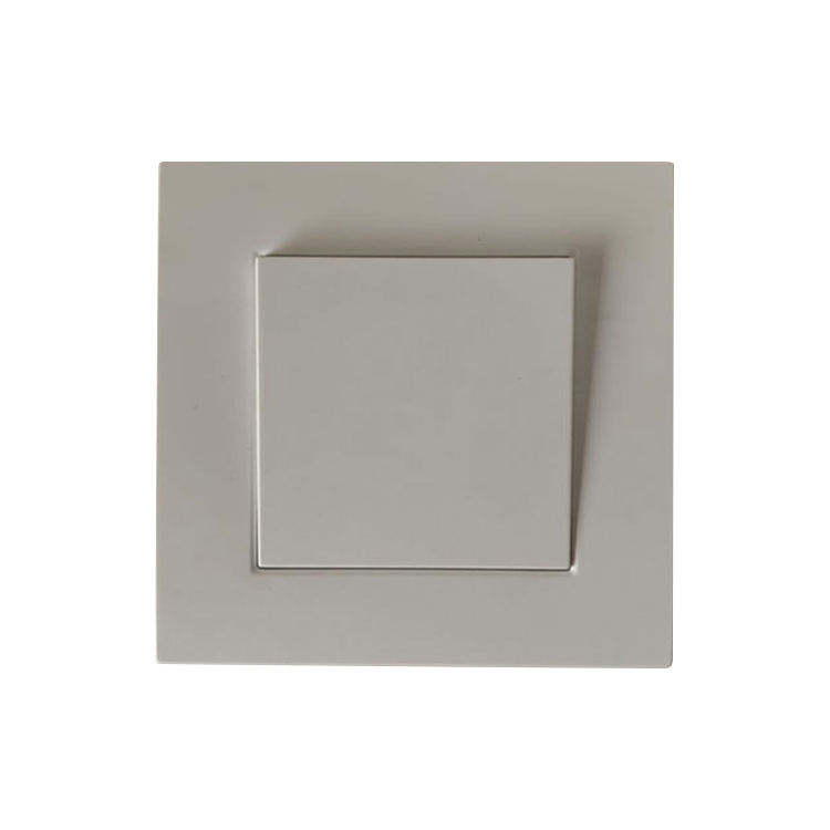 Factory Wholesale European Standard Household Switches 1 Gang 1 Way 250V/10A Wall Switches