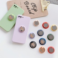 Support de téléphone personnalisé avec logo gravé au laser, finition miroir, pour cadeaux d'entreprise et promotion de marque