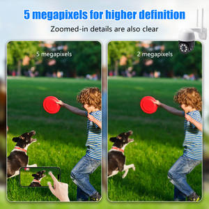 3MP HD sem fio PTZ Dome Câmera CMOS Sensor Cloud Storage 355 ° Pan & 90 ° Tilt Zoom Automático Cruzeiro Inteligente Fácil Configuração WiFi - Product Image 6