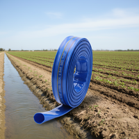 Tuyau plat flexible en PVC haute pression de 2 pouces, longueur 100 m, anti-UV, norme internationale pour système d'irrigation agricole
