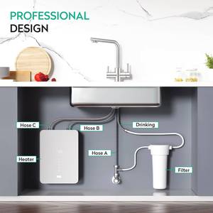 Low Pressure Reverse Osmosis Water 304 Stainless Steel Germany Market Filter 3 Way Kitchen Faucet - Product Image 5