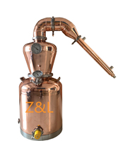 Distillateur alambic de whisky en cuivre, 50 litres, 100 litres, 200 litres