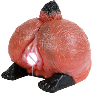Imitatie Dier Vos Vorm Mannelijke Masturbator Voor Mannen Fantasie Vaginale Speelgoedzak Met Staarten - Product Image 2