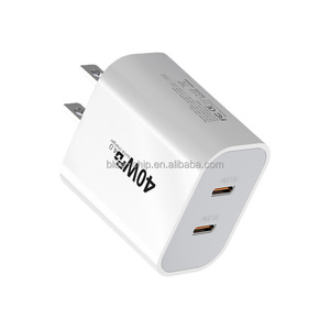 Adaptador de enchufe barato para Reino Unido, adaptador Gan, multipuerto, recargable, portátil, montaje, teléfono móvil, tipo C, 40W, cargador de pared Usb para <span class=keywords><strong>Iphone</strong></span> - Product Image 2