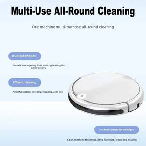 Automatic All-In-One Sweeping <b>Mopping</b> Robot Vacuum Cleaner Remote Control Gyroscope Navigation 1000-1499Pa Suction USB-powered V - Product Image 4