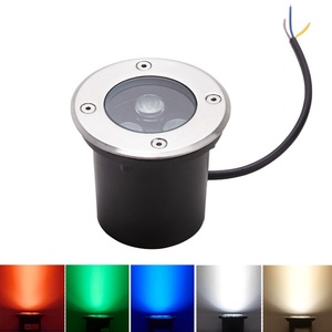 Nouveau 3W/6W/7W/9W/12W/15W <span class=keywords><strong>LED</strong></span> <span class=keywords><strong>extérieur</strong></span> sol de jardin RGB souterrain enterré lampe <span class=keywords><strong>Spot</strong></span> paysage lumière AC 85-265V <span class=keywords><strong>IP67</strong></span> - Product Image 2
